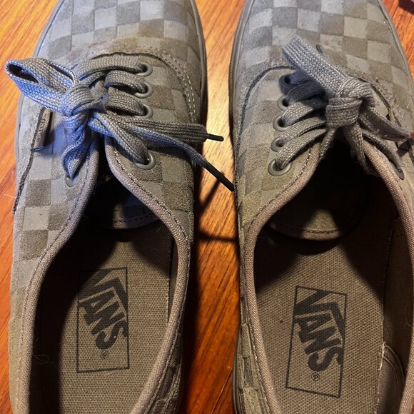 Vans Mono Checkerboard 'Olive' - Picture 8 of 8